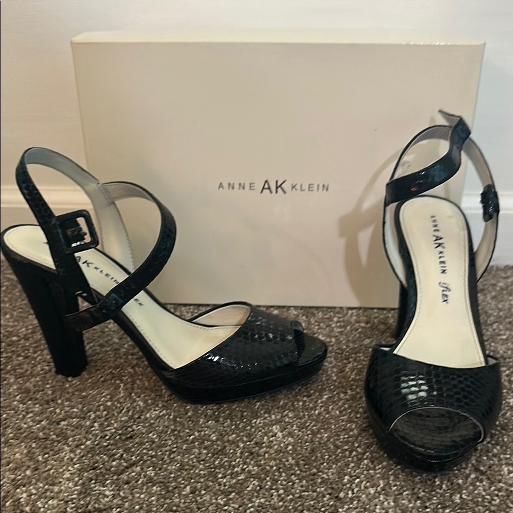 Anne Klein Black Heels Sophisticated Style